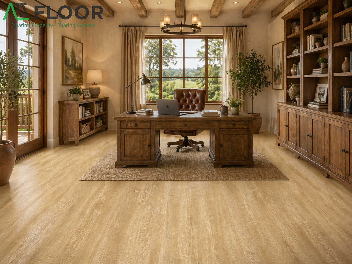 SPC flooring installation