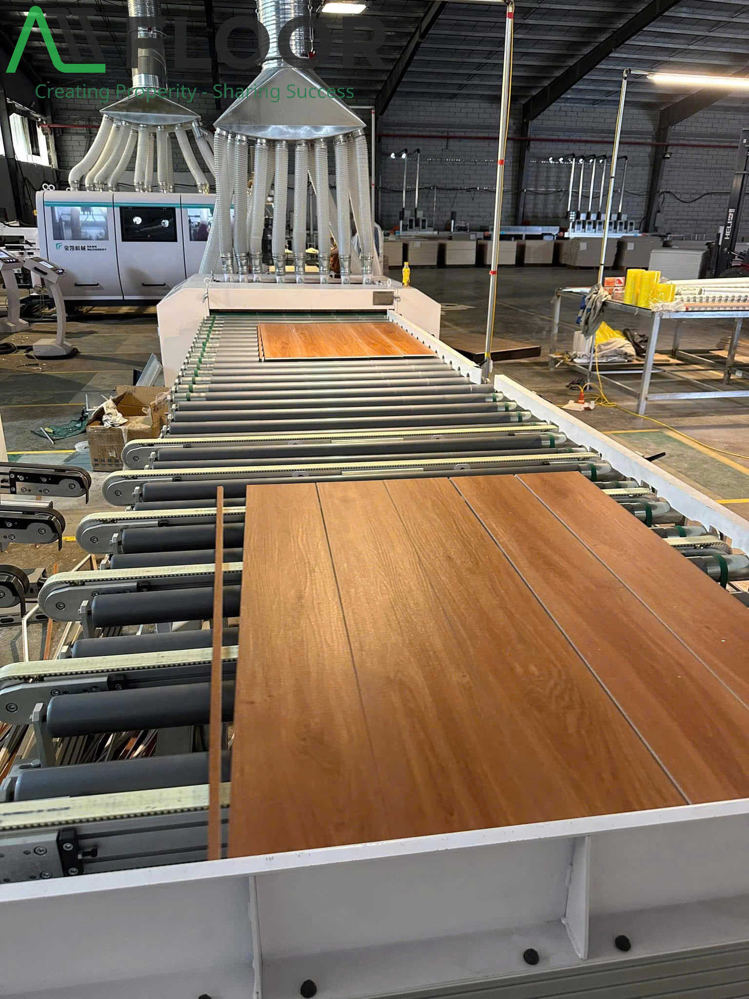 SPC flooring installation