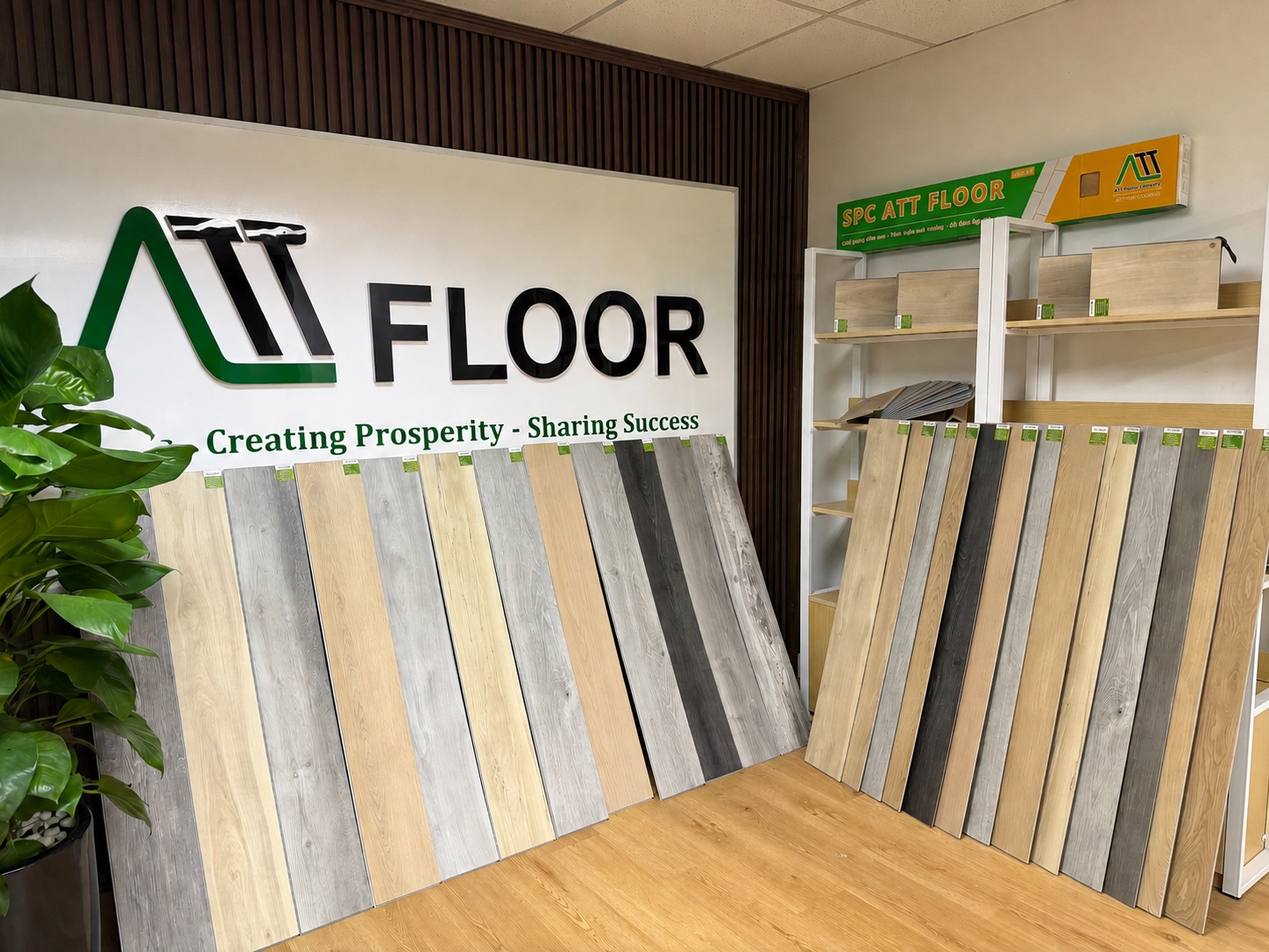 SPC flooring approved sample for quality inspection