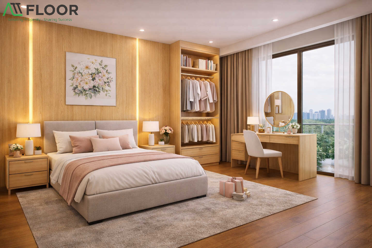 wood-look plastic panels for bedrooms