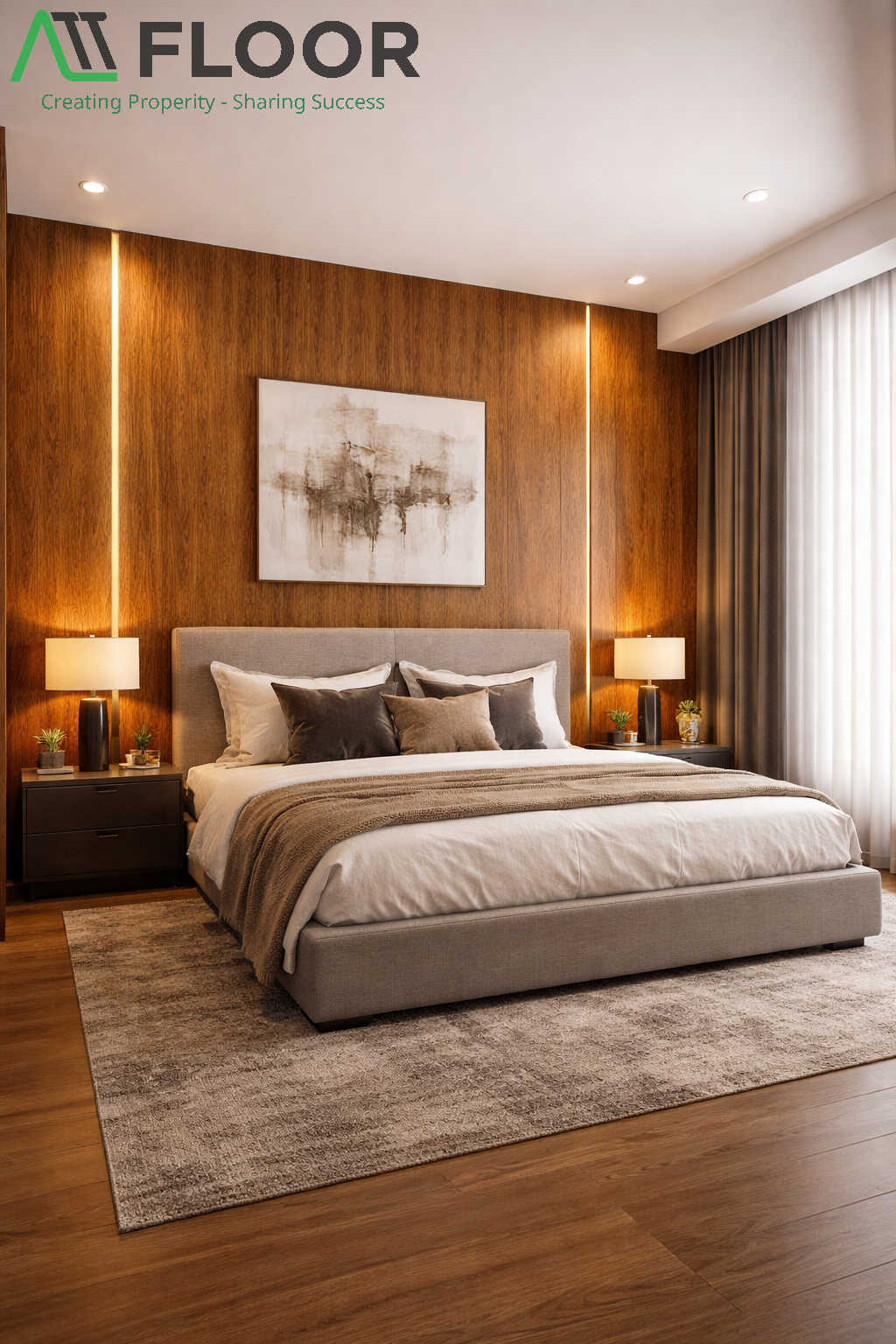 wood-look plastic panels for bedrooms