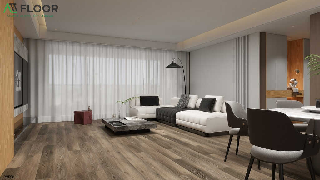 wood-look vinyl flooring for rental rooms