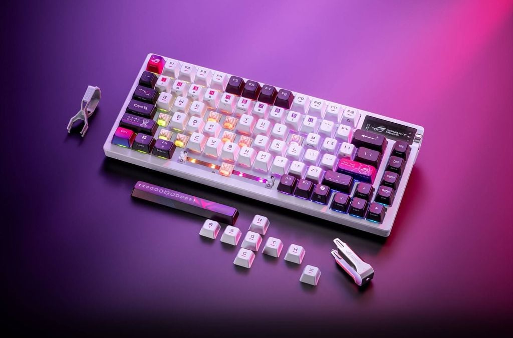 Bàn phím ASUS M704 ROG AZOTH X NX Snow V2 Swit ch