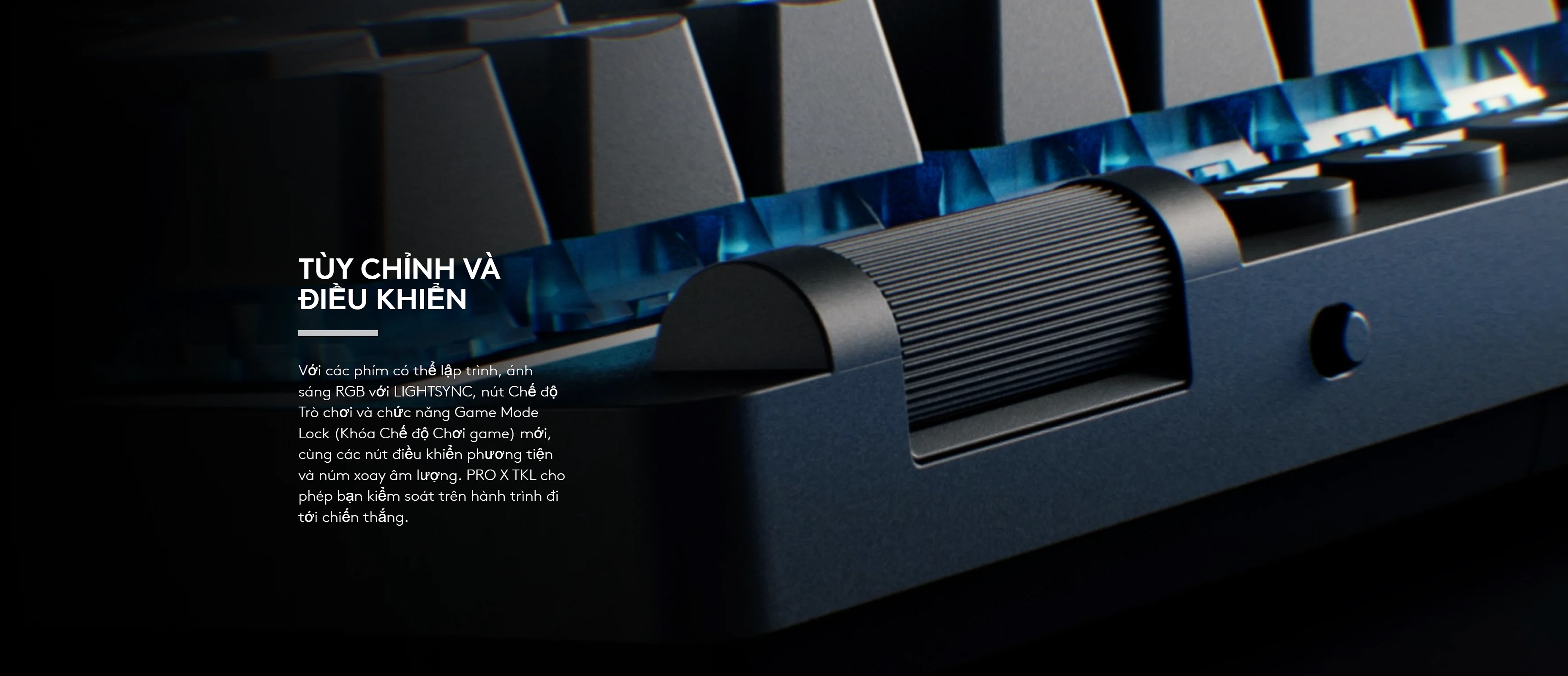 Bàn phím Gaming không dây Logitech Pro X TKL Lightspeed Màu đen Tactile Switch _ 920-012137 - hình 3