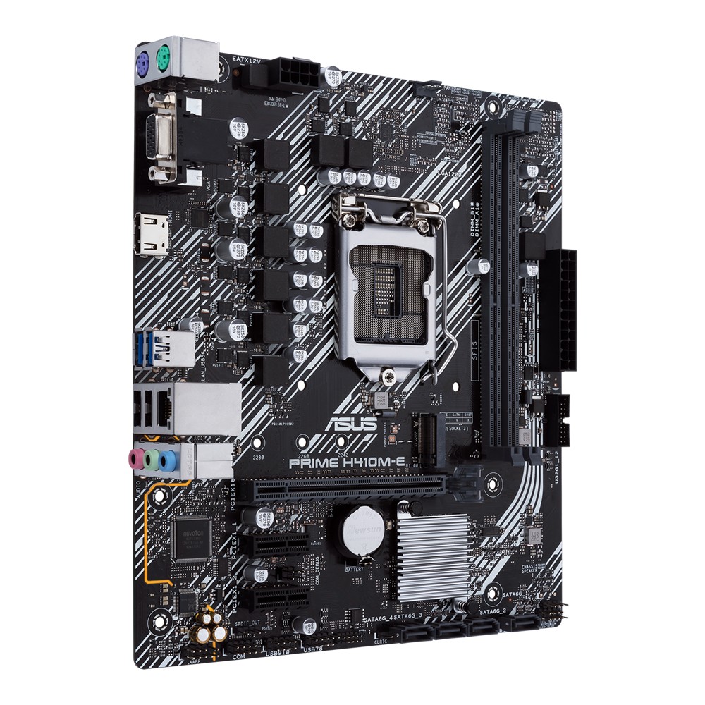Bo mạch chủ ASUS PRIME H410M-E Intel H410 2 khe Ram Bo mạch chủ ASUS PRIME H410M-E Intel H410 2 khe Ram - hình 2