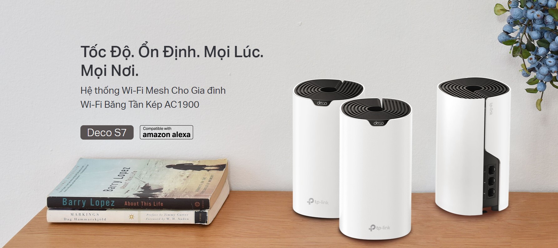 Bộ phát wifi Mesh Tp-Link Deco S7 3 Pack Wireless AC1900
