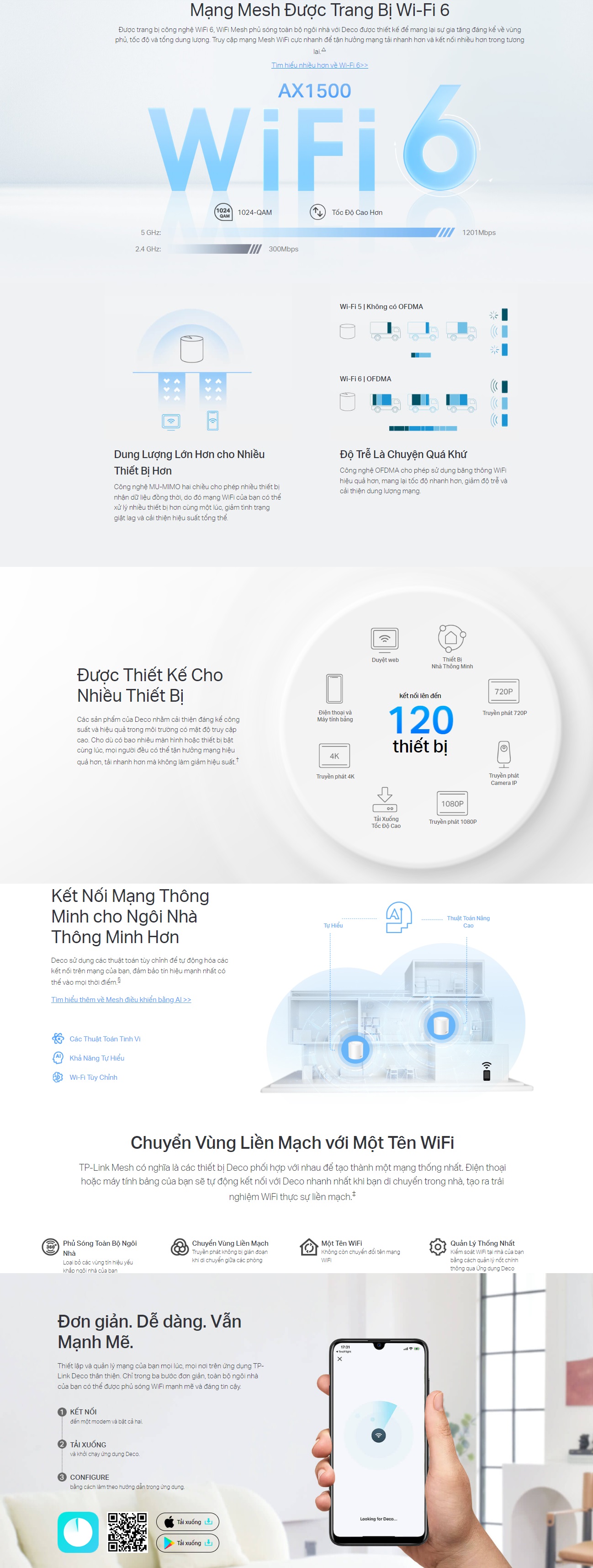 Bộ phát wifi mesh TP-Link Deco X10 (2 Pack) Wireless AX1500Mbps - hình 4