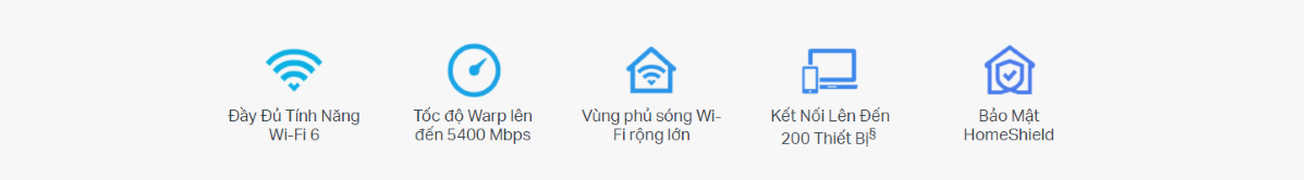 Bộ phát wifi TP-Link Archer AX73 (Wi-Fi 6 Gigabit Băng Tần Kép AX5400) - hình 2