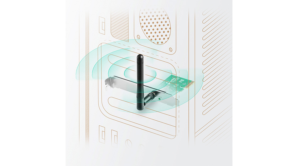 Card mạng không dây PCI Express TP-Link TL-WN781ND Wireless N150Mbps - hình 4
