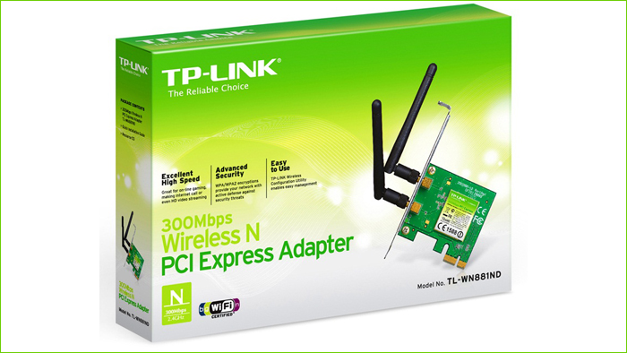 Card mạng không dây PCI Express TP-Link TL-WN881ND Wireless N300Mbps