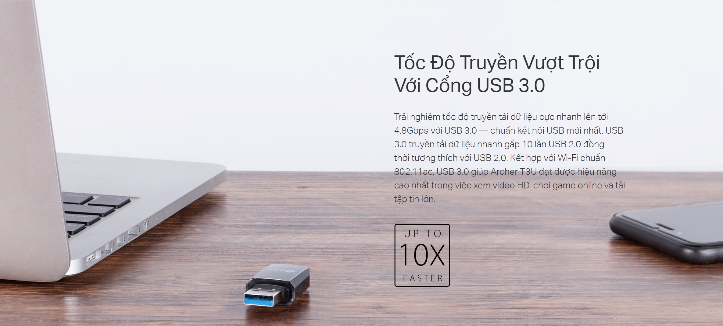 Card Mạng Không Dây TP-Link Archer T3U USB Wireless AC1300 - hình 4