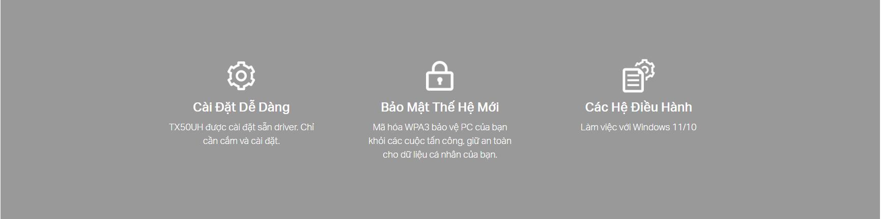 Card mạng không dây USB TP-Link Archer TX50UH Chuẩn Wifi 6 AX3000 - hình 8