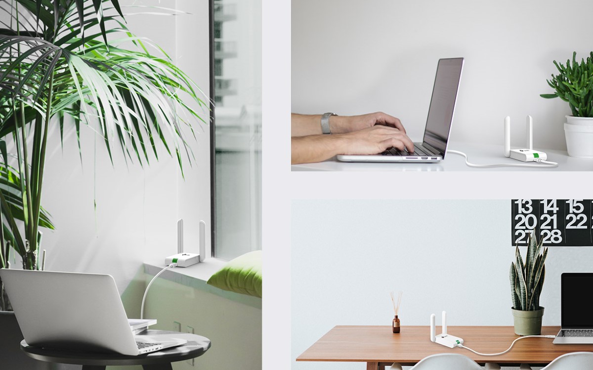Card mạng không dây USB TP-Link TL-WN822N Wireless 300Mbps - hình 2