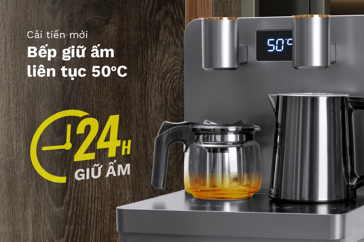 Cây nước nóng lạnh kết hợp bàn pha trà, cafe FujiE TBH1332E - hình 13