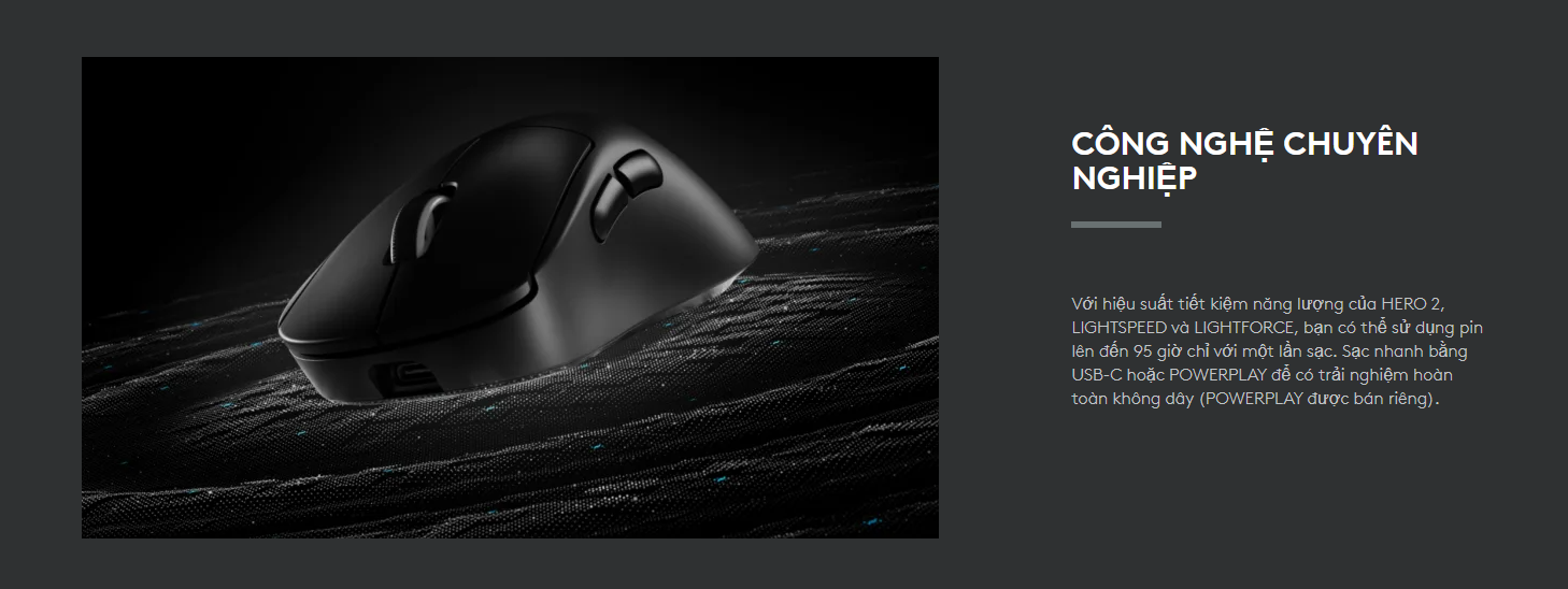 Chuột Gaming không dây Logitech Pro X SuperLight 2 DEX Lightspeed Trắng_910-007367 - hình 8