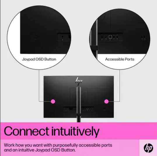 Màn hình cảm ứng HP EliteDisplay E24T G5 6N6E6AA (24.0Inch/ Full HD/ 5ms/ 75HZ/ 300 cd/m2/ IPS) - hình 4