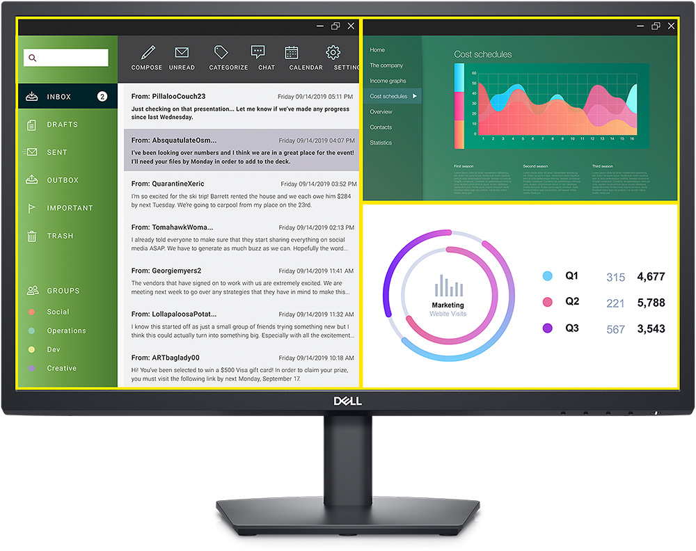 Màn hình Vi Tính hiệu Dell LCD-E2423H - hình 3