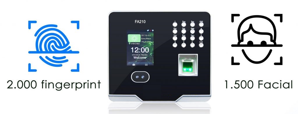 Máy chấm công Khuôn mặt FA-210 - hình 2