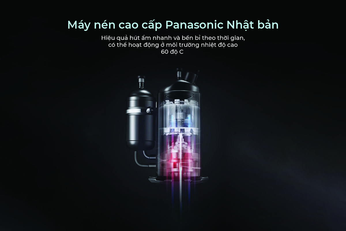 Máy hút ẩm công nghiệp FUJIE ETD7S chuyên dụng cho mục đích sấy - hình 6