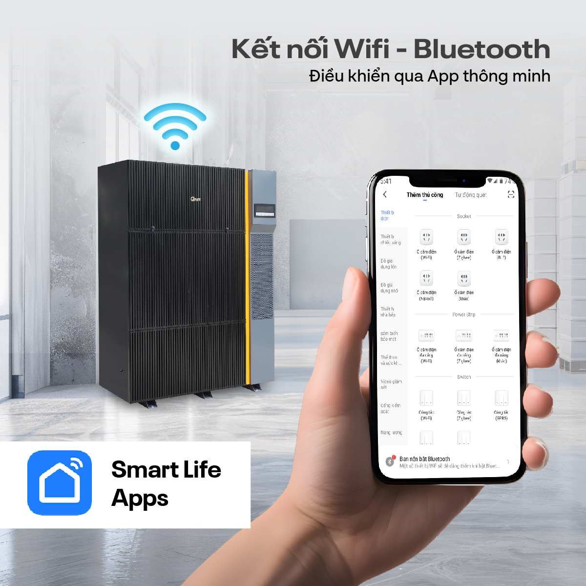 Máy hút ẩm công nghiệp FujiE HM-6360EN 3 pha thế hệ mới - hình 3
