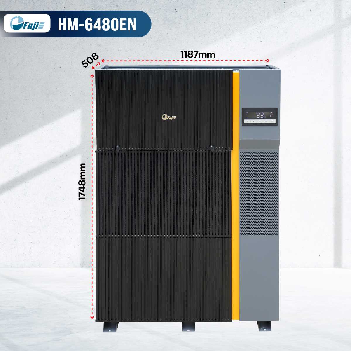 Máy hút ẩm công nghiệp FujiE HM-6480EN 3 pha thế hệ mới - hình 10