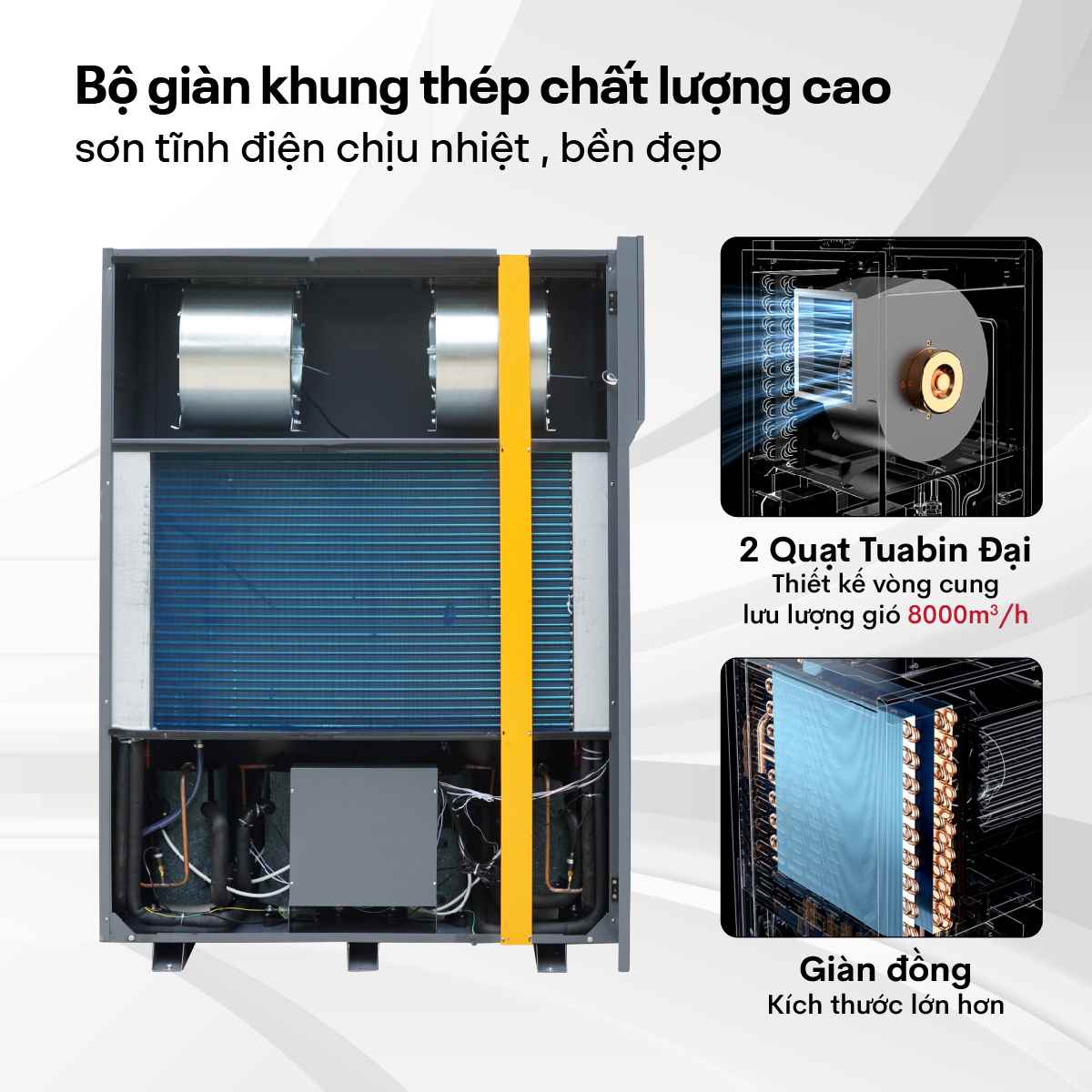 Máy hút ẩm công nghiệp FujiE HM-6720EN 3 pha thế hệ mới - hình 6