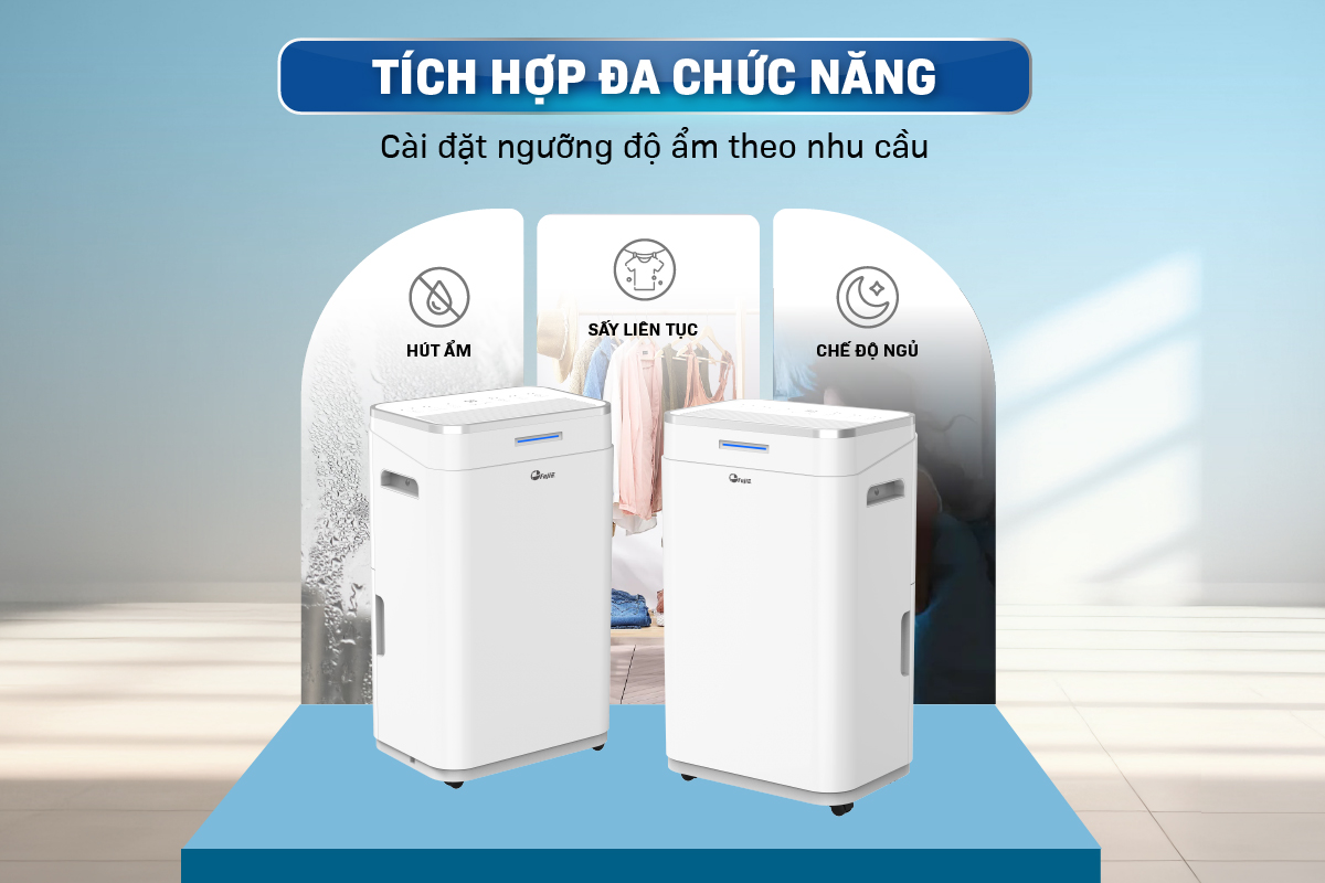 Máy hút ẩm dân dụng FujiE HM-918EC-N - hình 7