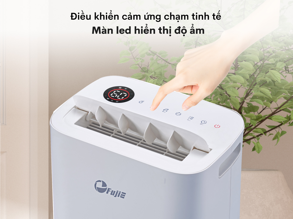 Máy hút ẩm kết hợp lọc không khí FujiE HM-925EC Pro kết nối Wifi thông minh - hình 6