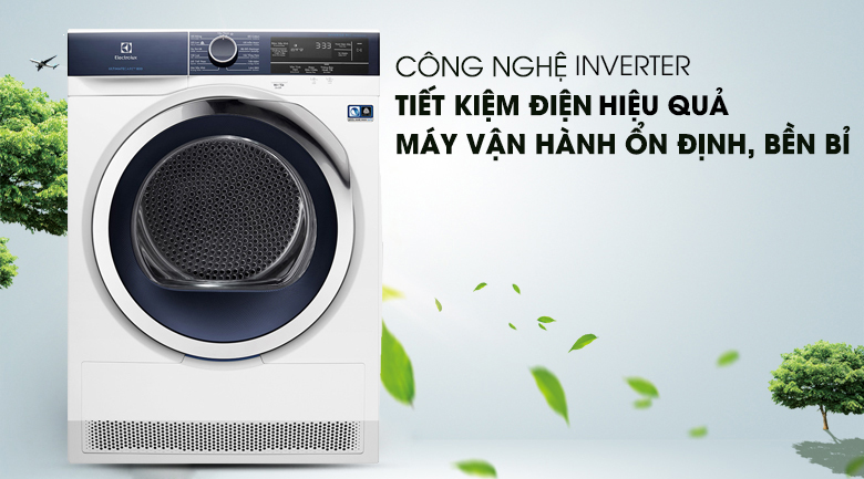 Máy sấy Heat Pump Electrolux 9Kg EDH903BEWA Mới 2020 - hình 6