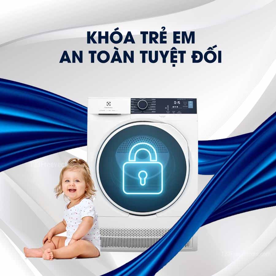 Máy sấy ngưng tụ Electrolux 8 kg EDC804P5WB - hình 4