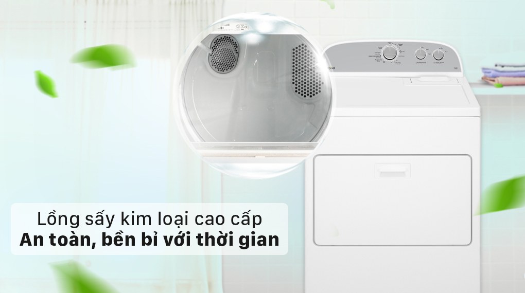 Máy sấy thông hơi Whirlpool 15 Kg 3LWED4815FW Mới 2021 Máy sấy thông hơi Whirlpool 15 Kg 3LWED4815FW Mới 2021 - ảnh 4