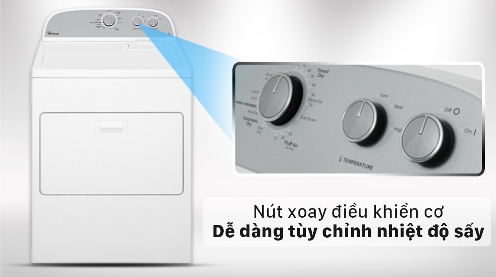 Máy sấy thông hơi Whirlpool 15 Kg 3LWED4815FW Mới 2021 Máy sấy thông hơi Whirlpool 15 Kg 3LWED4815FW Mới 2021 - ảnh 5
