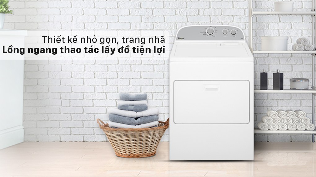 Máy sấy thông hơi Whirlpool 15 Kg 3LWED4815FW Mới 2021 Máy sấy thông hơi Whirlpool 15 Kg 3LWED4815FW Mới 2021 - ảnh 6