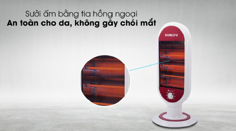 Máy sưởi hồng ngoại Kungfu KF-DSX03 - hình 4
