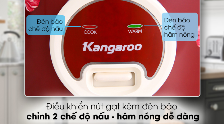 Nồi cơm điện Kangaroo KG378H 1.8L - hình 4
