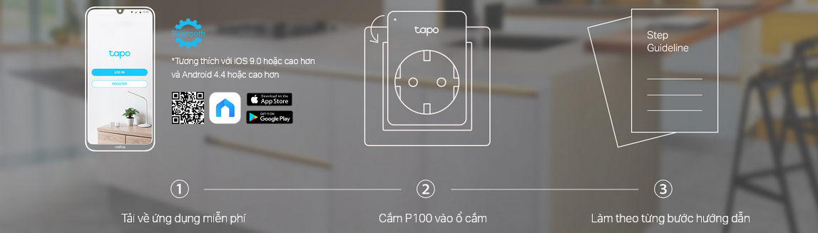 Ổ cắm Wi-Fi Thông Minh Nhỏ Gọn Tapo P100 (1-pack) Ổ cắm Wi-Fi Thông Minh Nhỏ Gọn Tapo P100 (1-pack) - hình 6