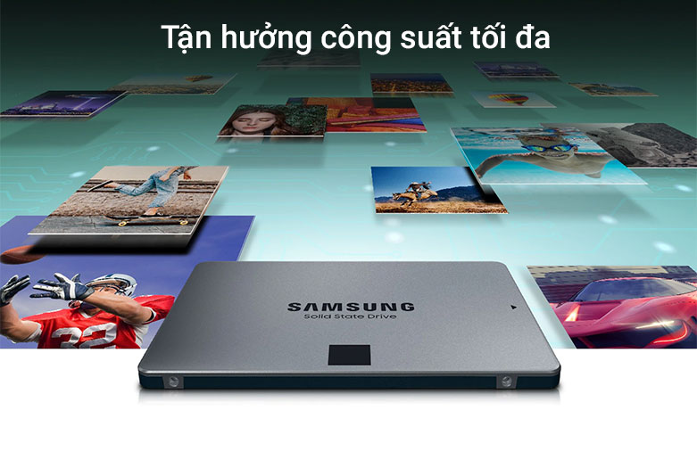 Ổ cứng SSD SAMSUNG 2TB SATA III 2.5inch - 870 QVO chính hãng