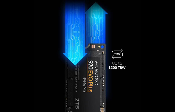 Ổ cứng SSD Samsung 970 EVO PLUS 2TB NVMe M.2 - hình 3