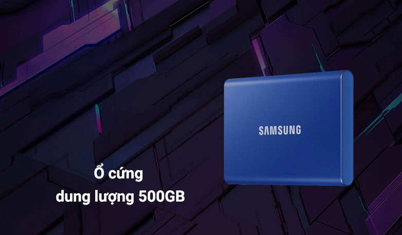 Ổ cứng SSD Samsung Portable T7 Non Touch 500GB 2.5" chính hãng - hình 3