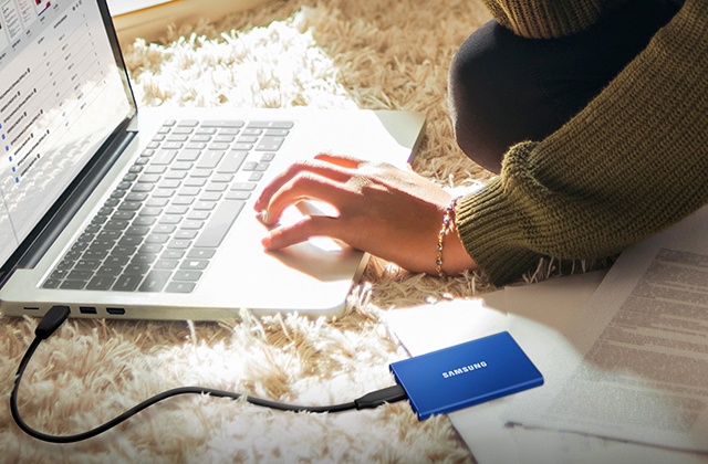 Ổ cứng SSD Samsung T7 Portable 2TB 2.5" chính hãng