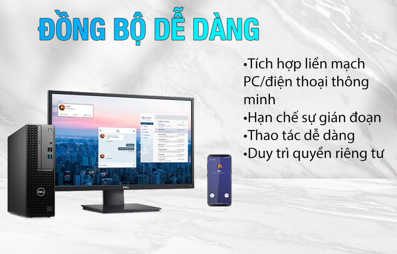 PC Dell Optiplex 3000 SFF (i3-12100/4GB RAM/256GB SSD/DVDRW/K+M/Ubuntu) (70295803) - hình 3