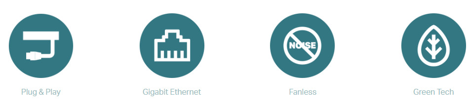 Switch 8 cổng Gigabit 1000Mbps (Vỏ Nhựa) TP-Link TL-LS1008G - hình 2