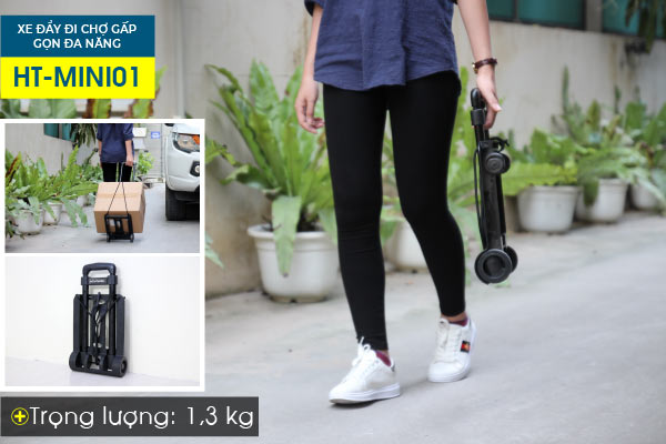 Xe đẩy đi chợ gấp gọn đa năng ADVINDEQ HT-MINI01 - hình 7