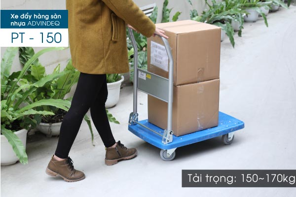 Xe đẩy hàng sàn nhựa ADVINDEQ PT-150 - hình 3
