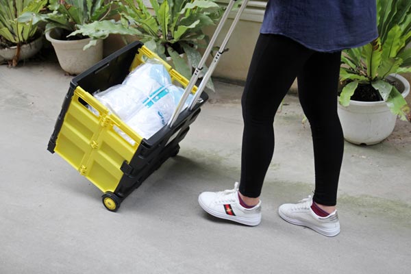 Xe kéo hàng đi chợ rút gọn ADVINDEQ HT-SP02 - hình 8