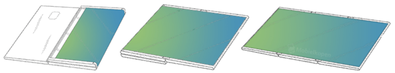 máy tính bảng màn hình gập cong