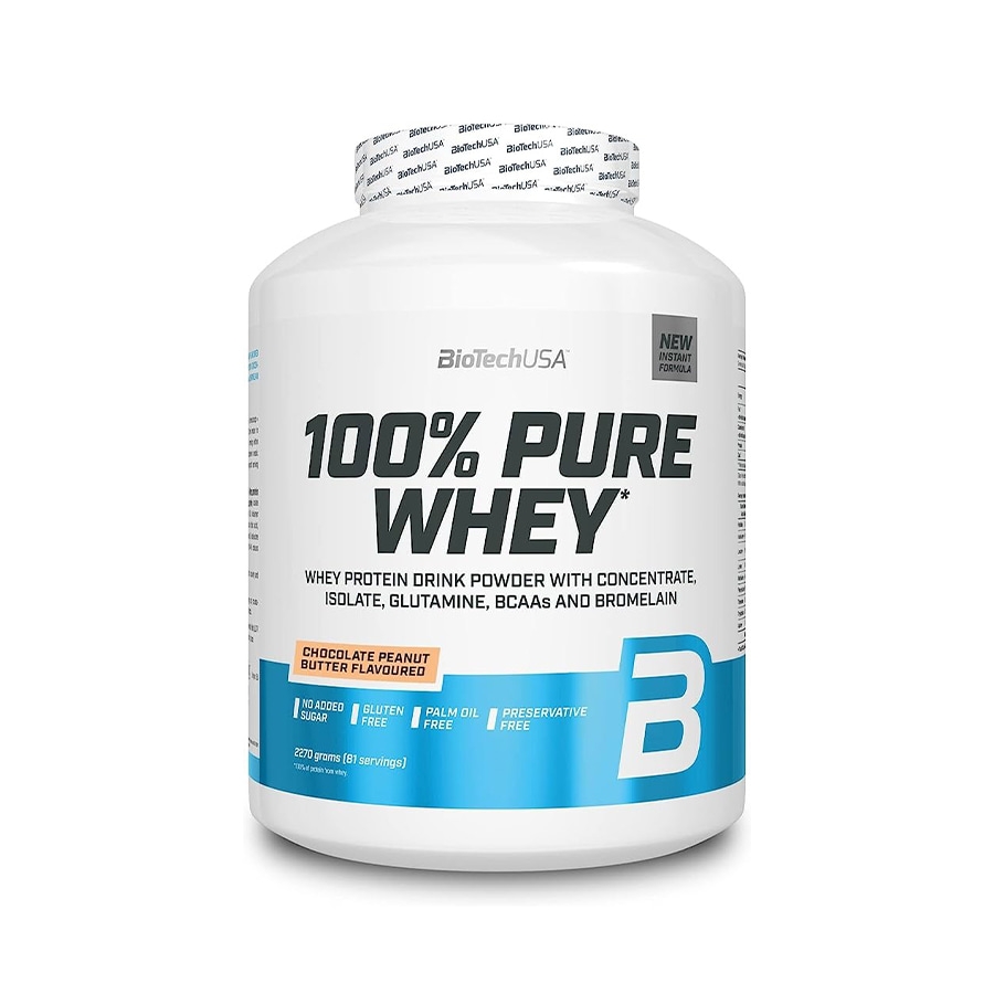 BioTech USA 100% Pure Whey 2270g, 81 Servings