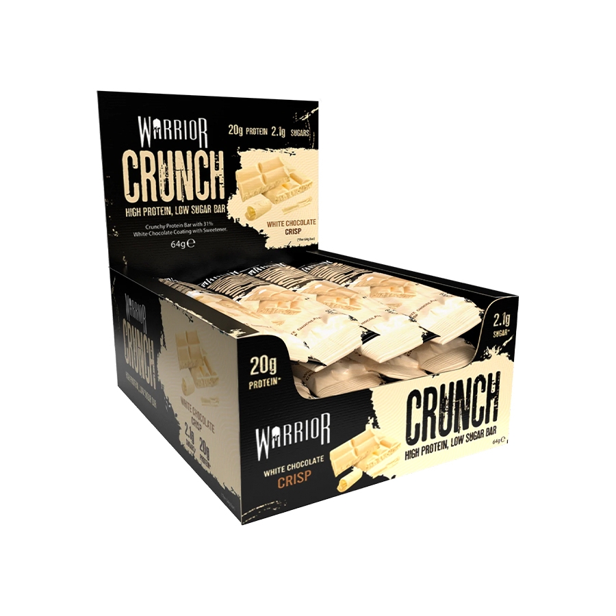 Protein Bar Warrior Crunch High Protein, Low Sugar Bar (12x64 grams)