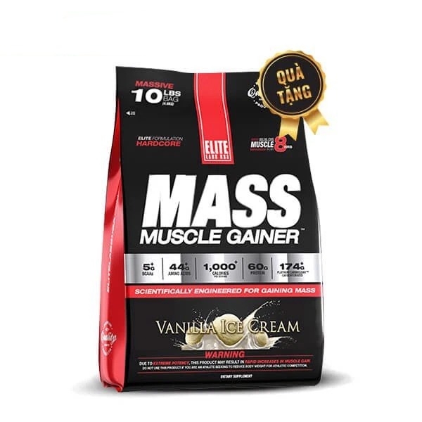 Elite Labs USA Mass Muscle Gainer, 10 Lbs (4.6 KG)