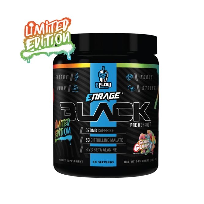 Eflow Enrage Black Pre Workout 30 Servings